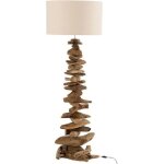 Lampadaire design bois flott 170cm naturel