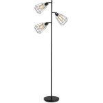Homcom - lampadaire - m�tal - 36x36x165cm - noir