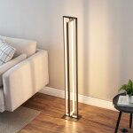 Lampadaire dinterieur noir rectangulaire led dimmable - otso Lampadaire dinterieur noir rectangulaire led dimmable - otso