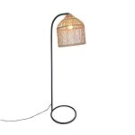 Lampadaire dextrieur selma beige poly rotin
