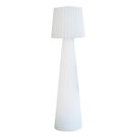 Lampadaire ext�rieur sans fil - lumisky - lady c110 - led multicolore dimmable - abat - jour ondul� - ...