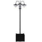 Lampadaire de jardin luminaire extérieur solaire led 3 têtes 150 lm jardinière intégrée dim. 415l x 415l ... Lampadaire de jardin luminaire extérieur solaire led 3 têtes 150 lm jardinière intégrée dim. 415l x 415l ...