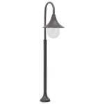 Lampadaire de jardin - mothinessto - ly4856 - aluminium - bronze - 120 cm