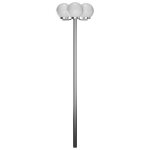 Vidaxl lampadaire de jardin 3 lampes 220 cm lampe de jardin clairage extrieur 40389