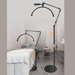 Lampadaire led 3000k - 6000k lampe demi - lune lampe de beauté pour les tatoueurs maquilleurs studios ... Lampadaire led 3000k - 6000k lampe demi - lune lampe de beauté pour les tatoueurs maquilleurs studios ...