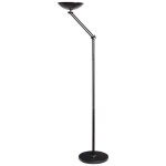 Lampadaire  led - unilux - first - noir - articul - 24w - 2400 lumens