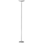 Lampadaire � led - unilux - first - dimmable - 2400 lumens - gris m�tallis�