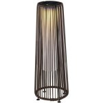 Outsunny - luminaire ext�rieur - r�sine - 21. 5x21. 5x61cm - marron