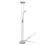 Lampadaire led - mothinessto - ly4777 - 23 w - blanc chaud - variateur double