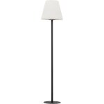 Lampadaire led ext�rieur solaire m�tal larso 3000k blanc chaud