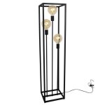Lampadaire moderne light - home - modle cage - lampadaire sur pied salon - elgante lampe industrielle ...