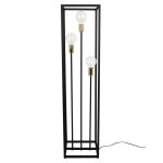Lampadaire moderne light - home - modle cage - lampadaire sur pied salon - lampe industrielle - noir ...