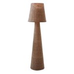 Lampadaire - new garden - lola - h165cm - rotin - rechargeable usb - ip54