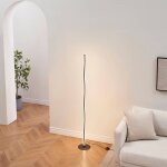Lampadaire noir led dimmable spirale moderne 148 cm - telvo Lampadaire noir led dimmable spirale moderne 148 cm - telvo