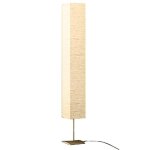 Lampadaire - omabeta - d3153 - 170 cm - acier laqu� - abat - jour en papier de riz