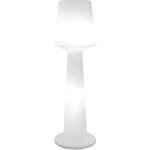 Lampadaire extrieur sans fil austral blanc polypropylne h110cm