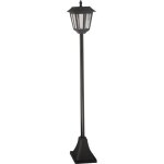 Lampadaire solaire - smart garden - metro - 20 lumens - noir - 130 x 18 cm