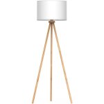 Lampadaire sur pied led en bois � tr�pied blanc protection des yeux lecture lampe � pied du design moderne ...