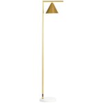 Homcom - lampadaire - acier - 35x26x153cm - or