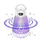 Lampe anti moustique - jarbo - 2000v - multifonction 2 - en - 1 - ipx5 �tanche - 12w led