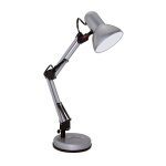 Lampe de bureau articul�e grise - m�tal
