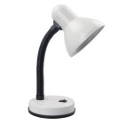 Lampe de bureau flexible blanche