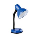 Lampe de bureau flexible bleue