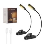 Lampe de bureau lecture led rechargeable à pince eye - care 3 couleurs luminosité réglable(2pcs) Lampe de bureau lecture led rechargeable à pince eye - care 3 couleurs luminosité réglable(2pcs)