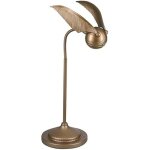 Lampe de bureau - paladone - vif dor - articul�e - 3 modes d�clairage - usb