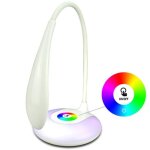 Lampe � poser avec c�ble usb led 3w veilleuse enfant tactile rgb lumi�re lampe de bureau chevet cou flexible ...