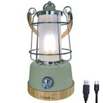 Lampe de camping led - skandika kiruna - look rétro avec powerbank - rechargeable - usb - 75 h autonomie ... Lampe de camping led - skandika kiruna - look rétro avec powerbank - rechargeable - usb - 75 h autonomie ...