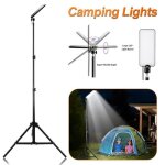 Lampe de camping - momotou - mod�le t�lescopique - alimentation usb - support m�tallique - �tanche ip67 ...
