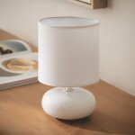 Lampe  poser cramique ava blanc