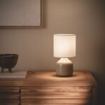 Lampe � poser c�ramique maya camel