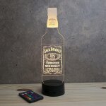 Lampe 3d bouteille de whisky ? avec t�l�commande 16 couleurs + 4 modes auto ? fabriqu� en france - lampe ...