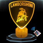 Lampe de chevet 3d led voiture lamborghini veilleuse changement de couleurs lampe tactile bureau et chambre ... Lampe de chevet 3d led voiture lamborghini veilleuse changement de couleurs lampe tactile bureau et chambre ...
