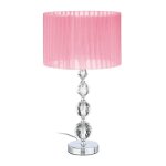 Relaxdays lampe de chevet aspect cristal douille e27 abat - jour rond h x d : 54 x 295 cm chambre et ... Relaxdays lampe de chevet aspect cristal douille e27 abat - jour rond h x d : 54 x 295 cm chambre et ...