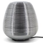 Lampe de chevet - sampa - sia - verre gris fumé - compatible led - 60w max Lampe de chevet - sampa - sia - verre gris fumé - compatible led - 60w max