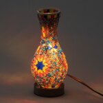 Lampe - signes grimalt - lampe en mosaïque indienne - multicolore - style ethnique - intérieur Lampe - signes grimalt - lampe en mosaïque indienne - multicolore - style ethnique - intérieur