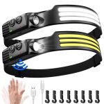 Lampe frontale - jormftte - 3000 lumens - rechargeable usb - tanche ipx5 - lgre