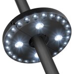 Lampe de jardin pour parasol - kakoo - 28 led 200 lumens - �conomie d�nergie - installation simple