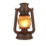 Lampe lanterne led sans fil  piles - design rtro - pour porche - terrasse - jardin - camping - mariages ...