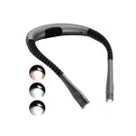 Lampe de lecture - audburn - lampe de lecture de cou - 3 couleurs - rechargeable usb - led