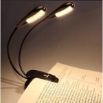 Lampe de lecture - pupitre de musique rechargeable  12 led - lampe de lecture  clipser dans le lit ...