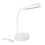 Lampe led loupe 13x salutuya - tube flexible - bureau hygi�ne - blanc