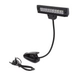 Lampe - livre rechargeable avec 10 del pour les yeux lampe de lecture � pince pour t�te de lit lampe ...