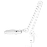 Lampe loupe à led - logilink - wz0058 - pince - 9 watts - 700 lumens - blanc Lampe loupe à led - logilink - wz0058 - pince - 9 watts - 700 lumens - blanc