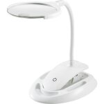 Toolcraft to - 6378552 lampe loupe led avec pince de table 60 lm grossissement=1. 75 x 3 x 110 mm classe ...