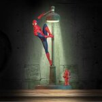 Lampe - marvel - spiderman - rouge - 30 cm - int�rieur - �lectrique