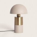 Lampe  poser mtal tanev lis beige
